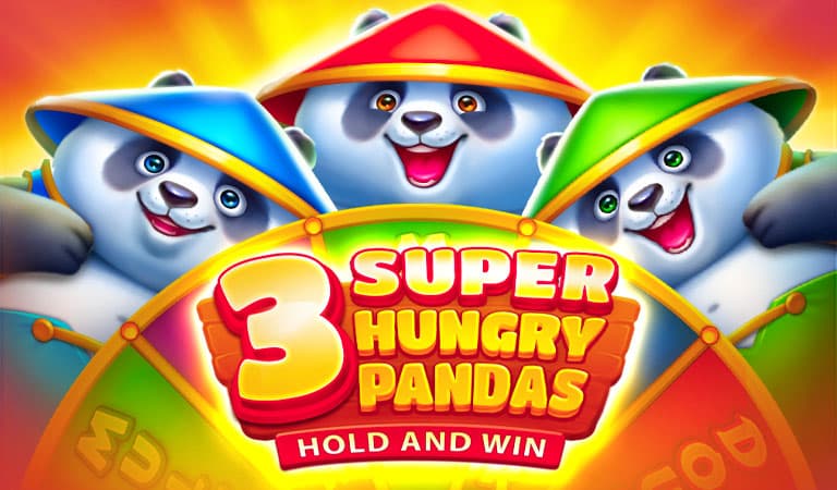 3 Super Hungry Pandas