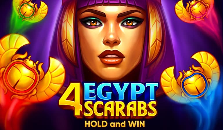 4 Egypt Scarabs: Hold and Win